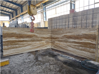Silk River Travertine Slabs