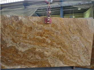 Silk River Travertine Slabs