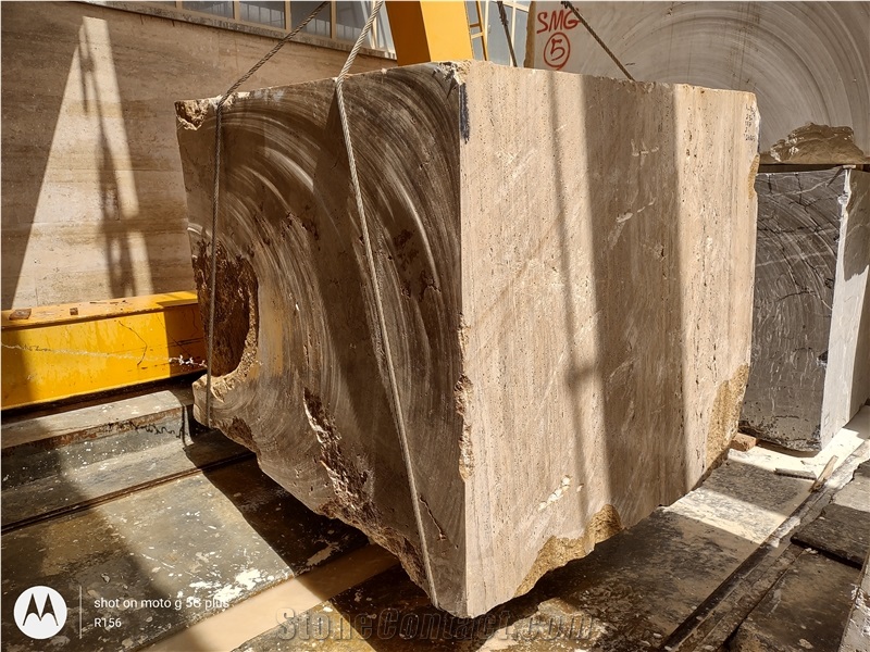 Wooden Travertine Blocks