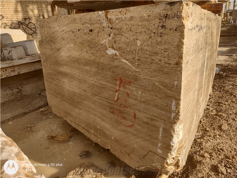 Wooden Travertine Blocks