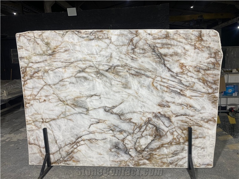 Crystal Quartzite Slabs