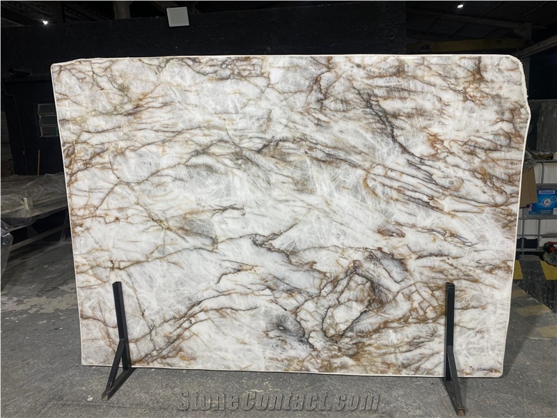 Crystal Quartzite Slabs