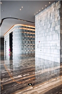 Blue Palissandro Bronzetto Marble Slabs