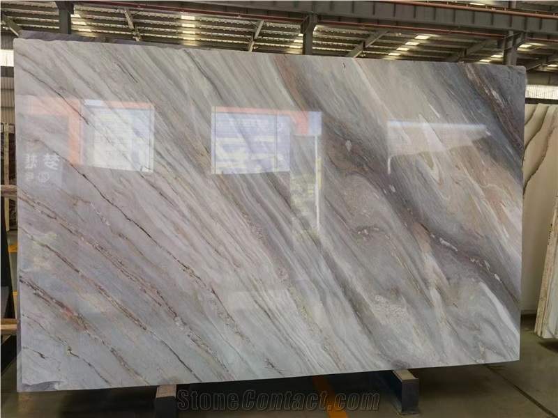 Blue Palissandro Bronzetto Marble Slabs