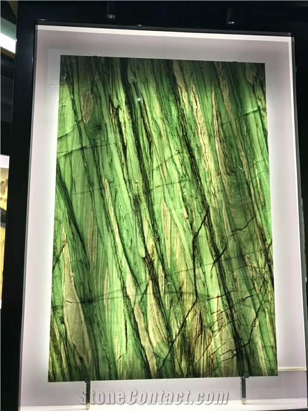 Brazil Botanic Green Quartzite Slabs