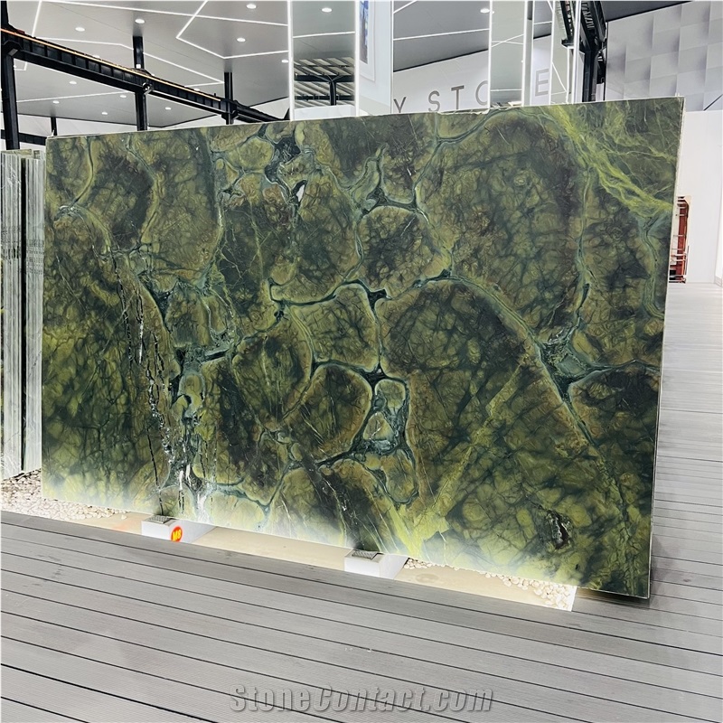 Brazil Green Vitoria Regia Quartzite Slabs