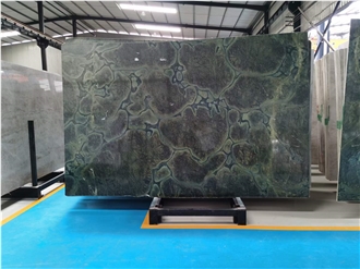 Brazil Green Vitoria Regia Quartzite Slabs