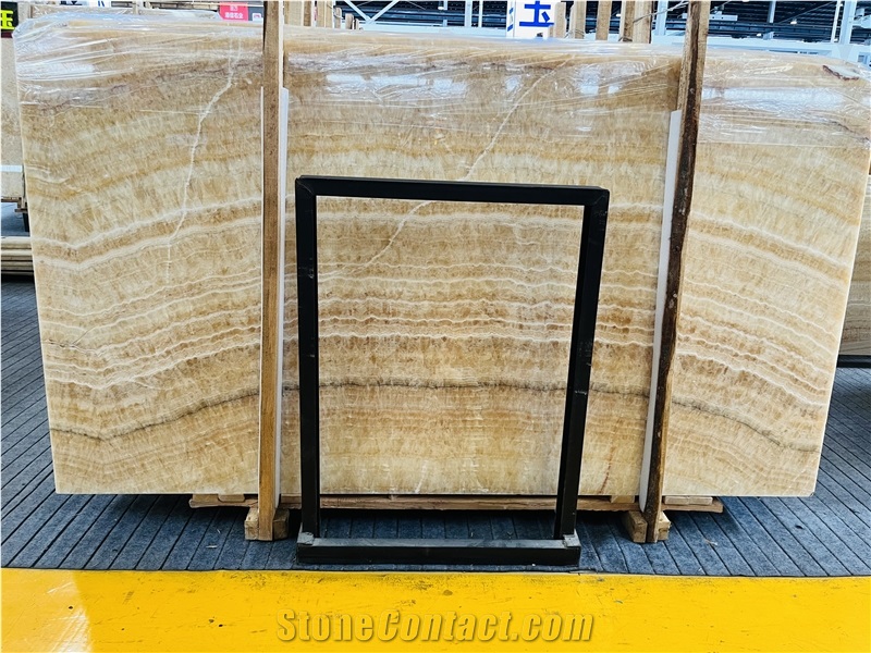 Chinese Yellow Honey Onyx Slabs