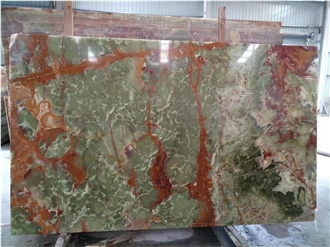 Dark Green Onyx Slabs