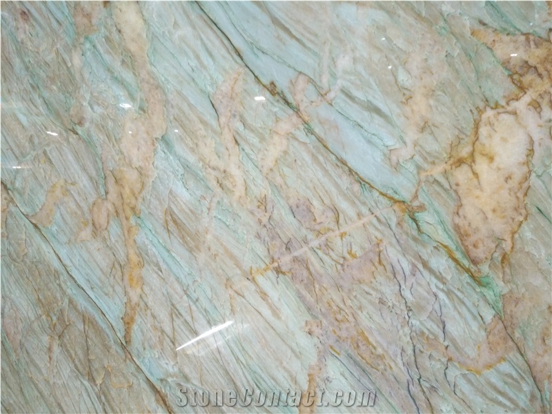 Green Alexandrita Fantasy Quartzite Slabs