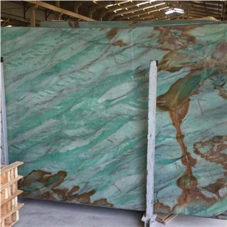 Green Ibere Sauipe Quartzite Slabs