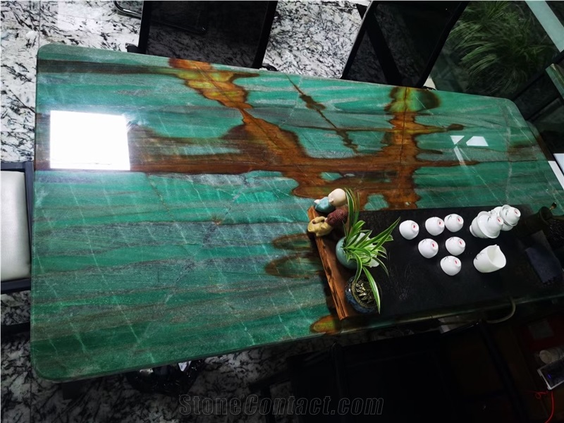Green Ibere Sauipe Quartzite Slabs