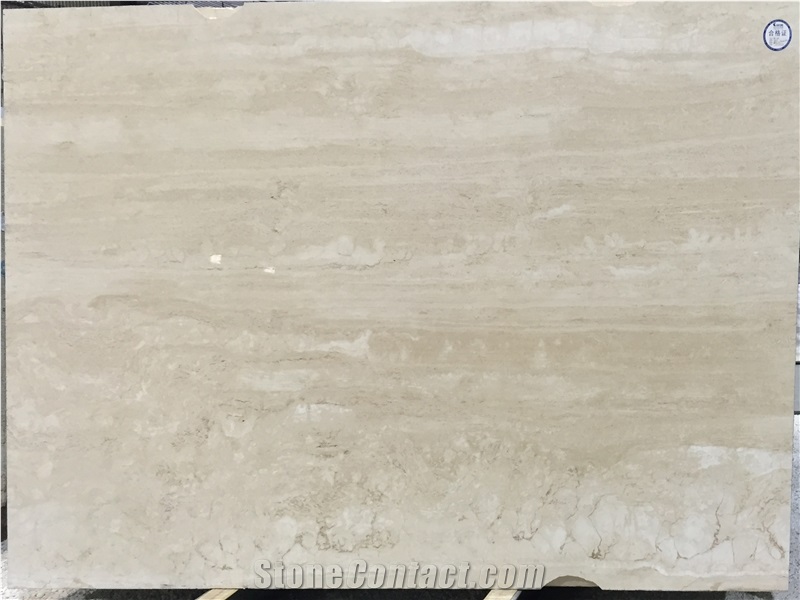 Italy Beige Travertino Romano Slabs