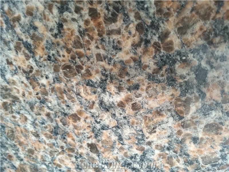 Natural Brown Caledonia Granite Slabs