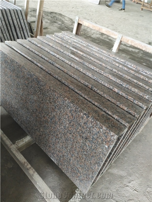 Natural Brown Caledonia Granite Slabs