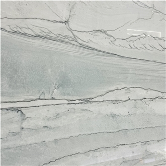 White Santorini Quartzite Slabs