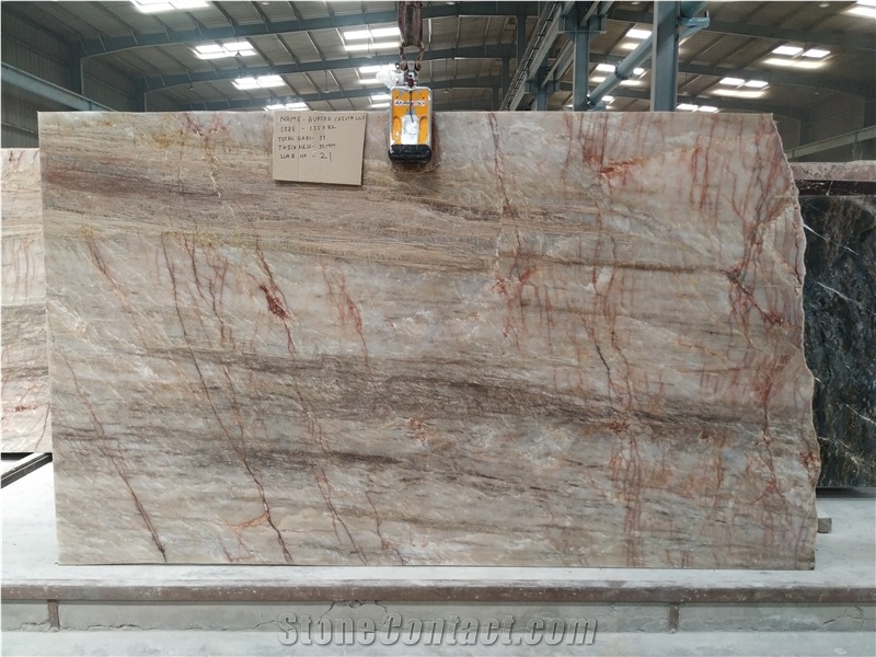 Aurora Cristallo Quartzite Slabs