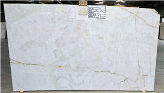 White Cristallo Quartzite  Slabs