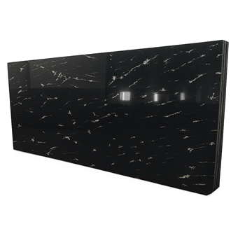 Fish Black Granite Slabs