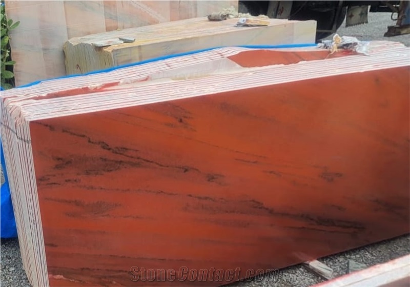 Strawberry Pink Granite Tiles, Slabs