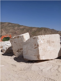 Ivory Travertine Blocks