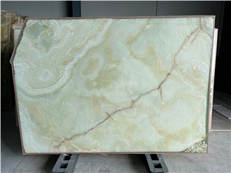Light Green Onyx Slabs