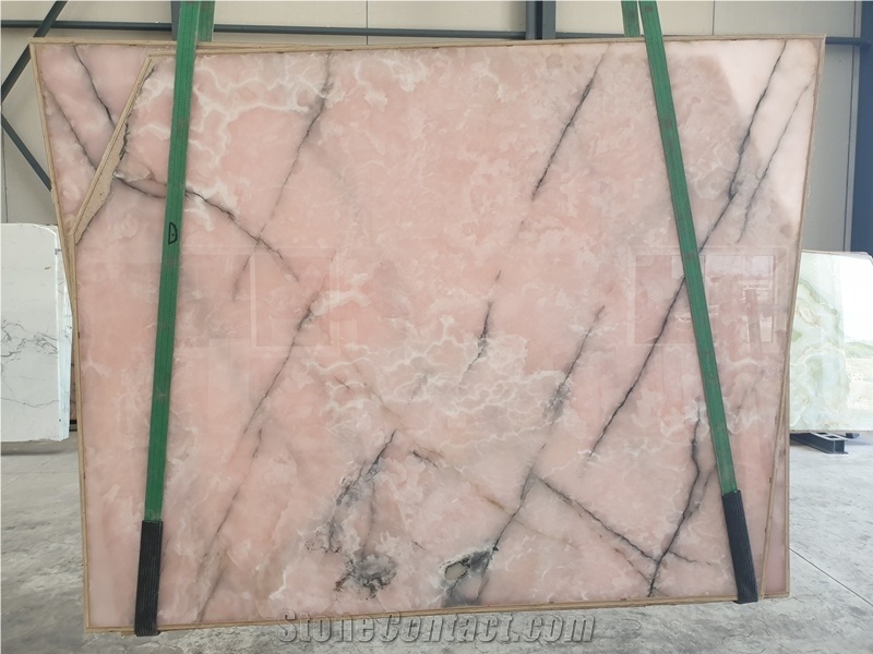 Pink Onyx Slabs