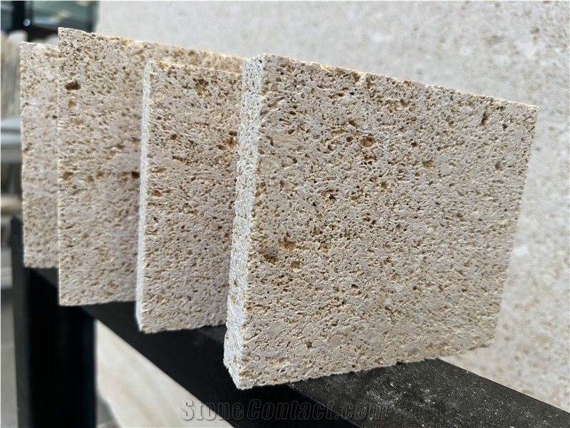 Spanish Sandstone Beige Big Grains Slabs