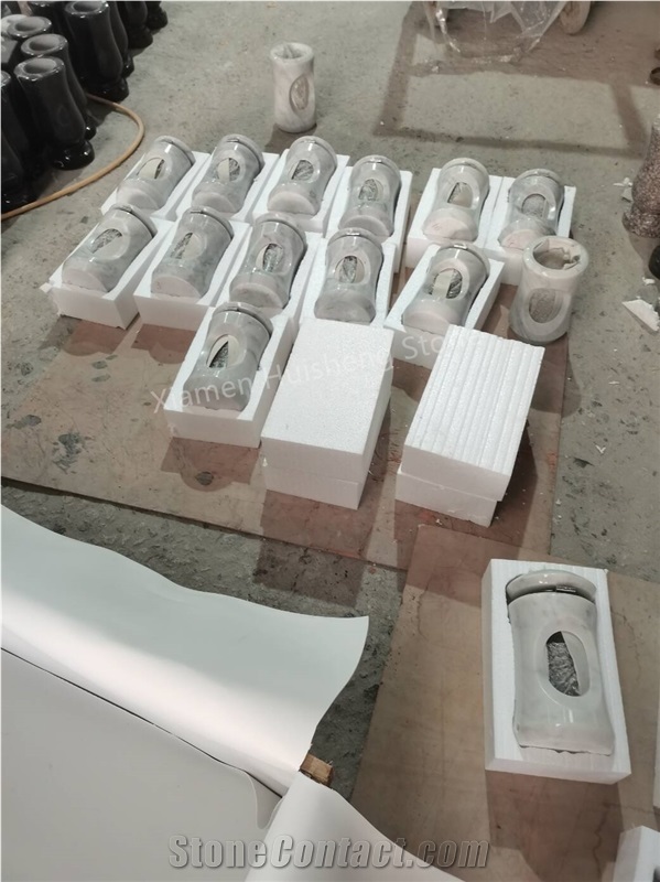 Bianco Carrara Marble  Monumental Candle