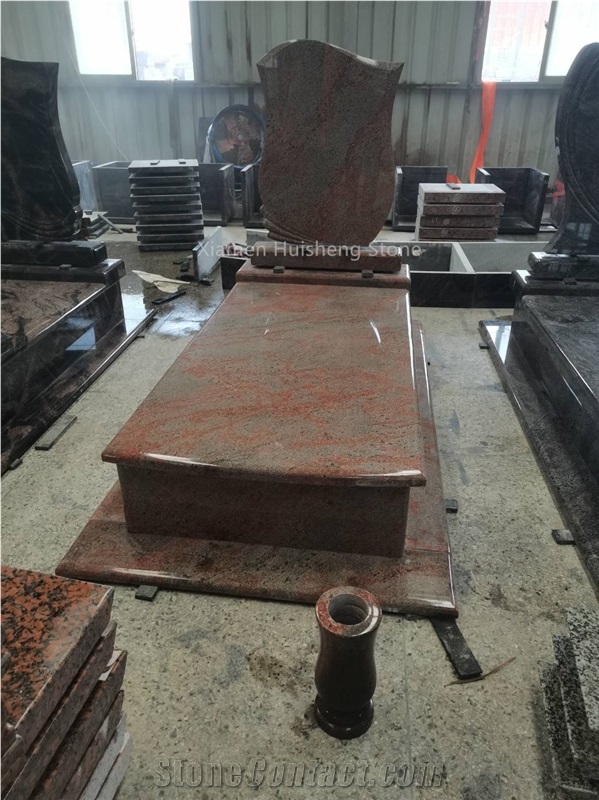 Multicolour Red Granite Monument