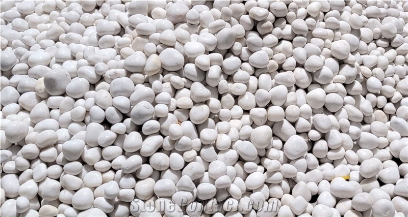 White Marble Polished Pebbles