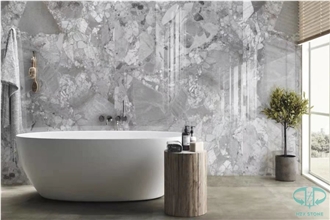 China Ceppo Bianco Marble Slabs For Home Decor
