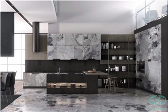 China Ceppo Bianco Marble Slabs For Home Decor