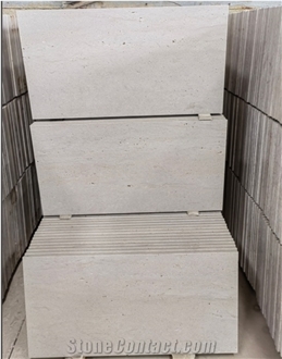 Ivory White Travertine Slabs For Decoration