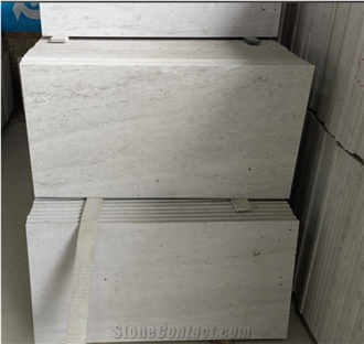 Ivory White Travertine Slabs For Decoration