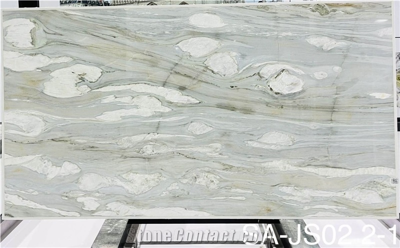 China Palissandro Light Blue Marble Slabs For Decoration