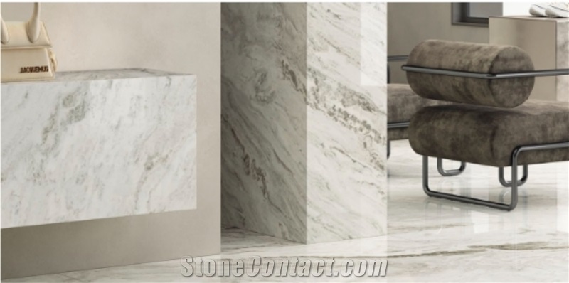China Palissandro Light Blue Marble Slabs For Decoration