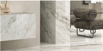 China Palissandro Light Blue Marble Slabs For Decoration