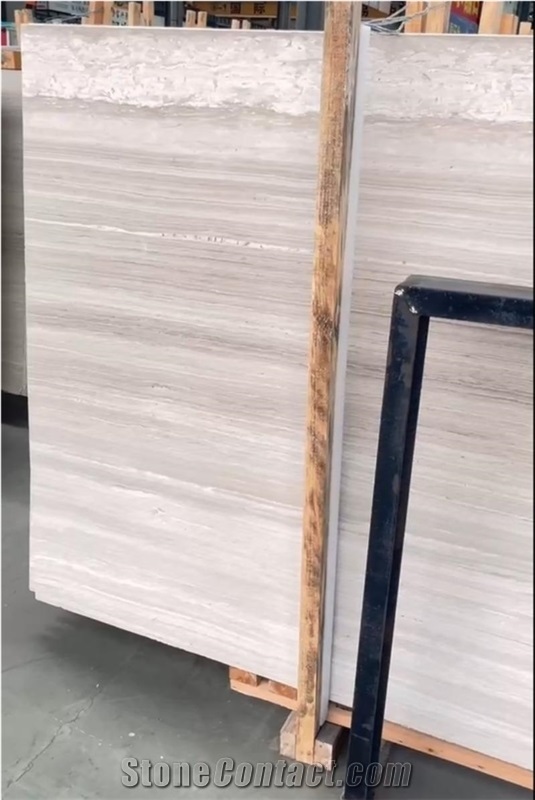 China Wooden White Marble Slabs For Wall Decoration
