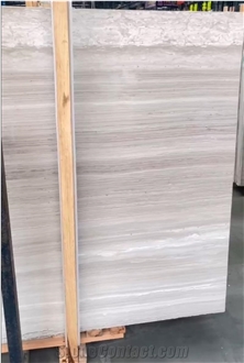 China Wooden White Marble Slabs For Wall Decoration