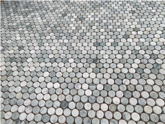 Green Gem Marble Mosaic Tiles For Home Decoration