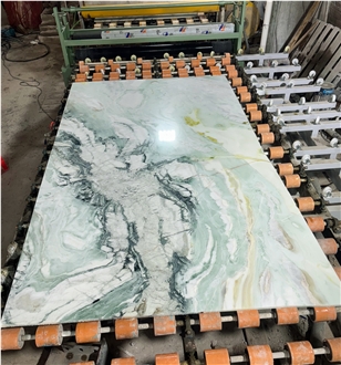 North Korea Fantasy Green Marble Slabs