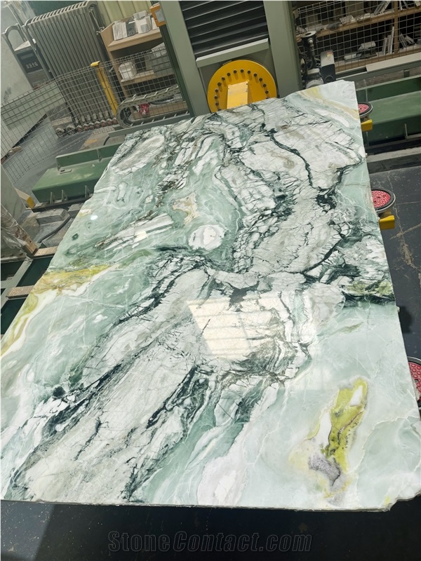 North Korea Fantasy Green Marble Slabs