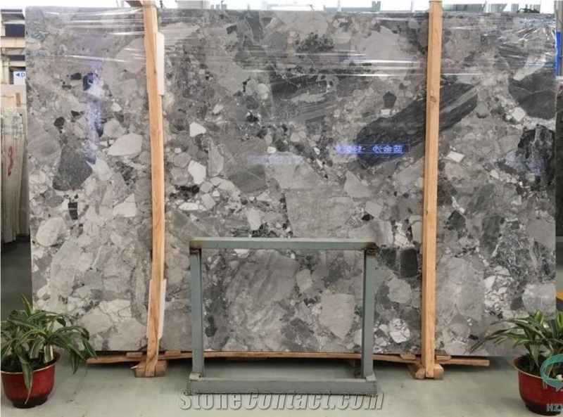 Oriental Ceppo Bianco Marble Slabs For Decoration