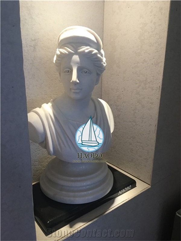 Carrarra  Stone Hand Works Maria Statues