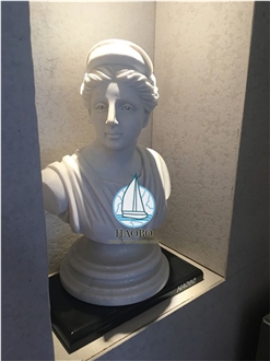 Carrarra  Stone Hand Works Maria Statues