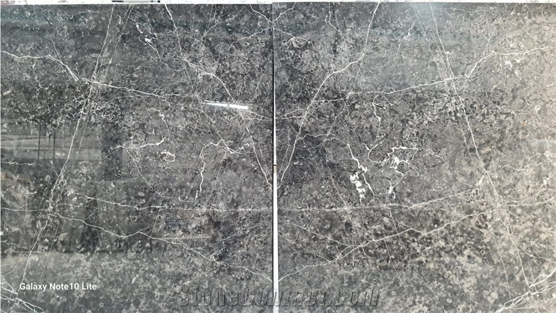 Thunder Black Marble Slabs