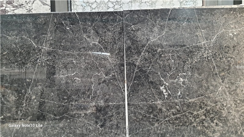 Thunder Black Marble Slabs