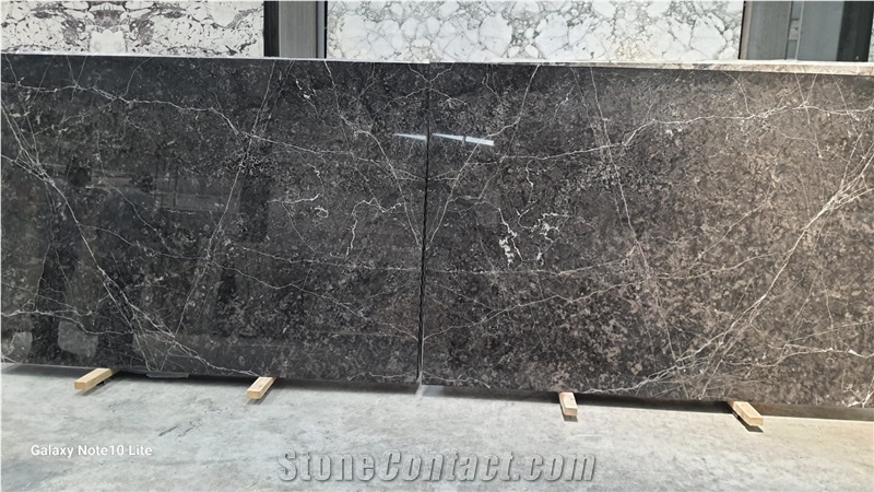 Thunder Black Marble Slabs