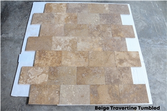 Natural Classic Beige Travertine Tiles